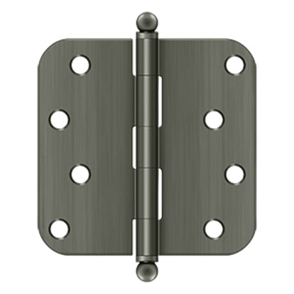 Deltana - 4"x 4"x 5/8" Radius Hinge, Steel Hinges