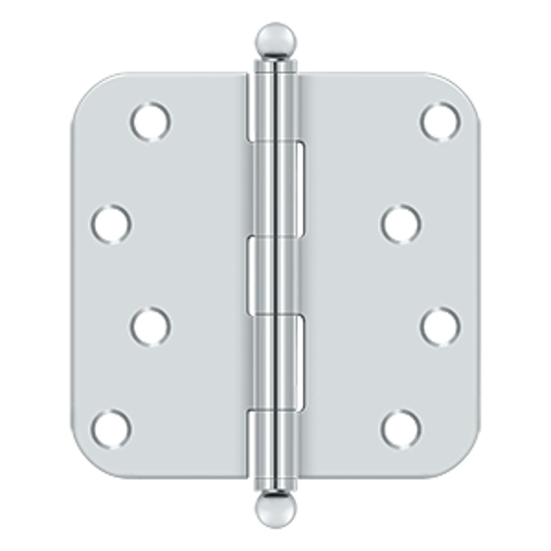 Deltana - 4" x 4" x 5/8" Radius Hinge, w/ Ball Tips, Ball Tipped Hinges