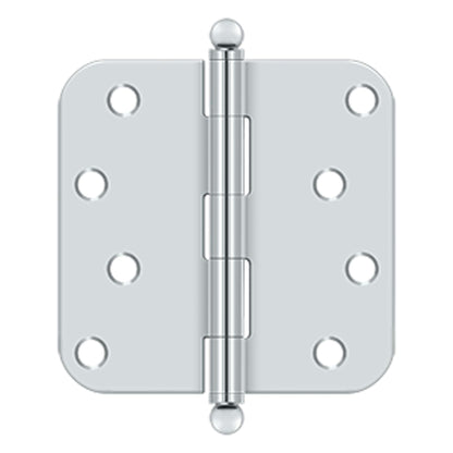 Deltana - 4"x 4"x 5/8" Radius Hinge, Steel Hinges