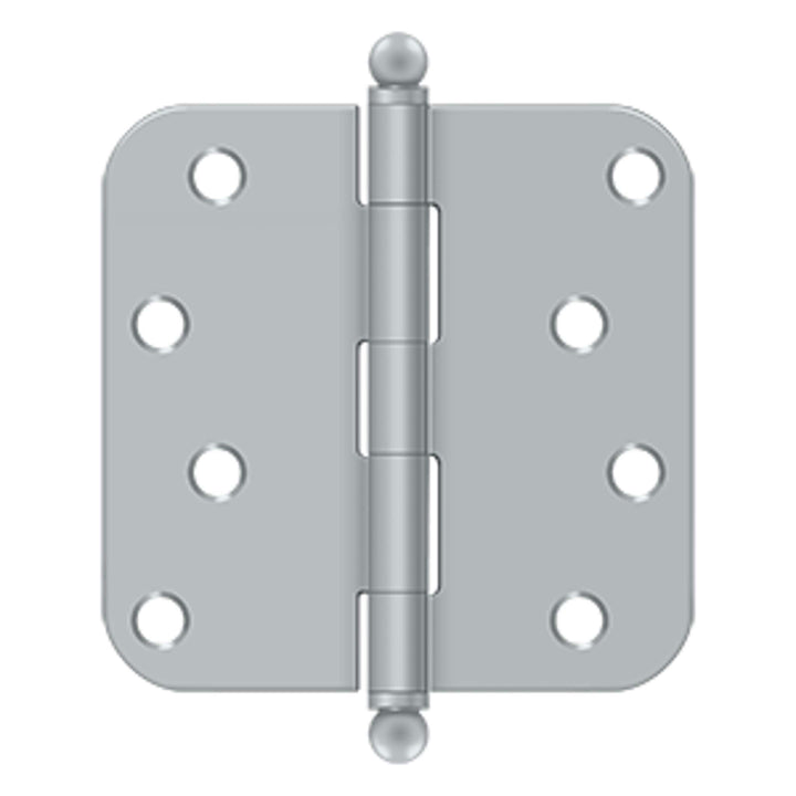 Deltana - 4"x 4"x 5/8" Radius Hinge, Steel Hinges