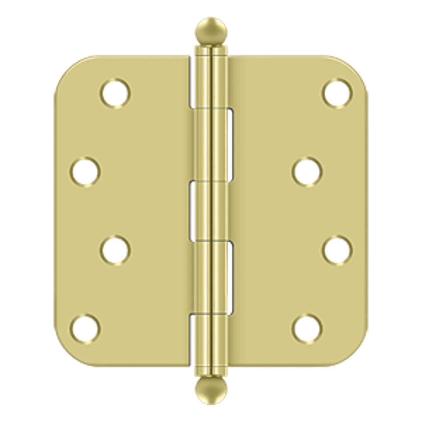 Deltana - 4"x 4"x 5/8" Radius Hinge, Steel Hinges