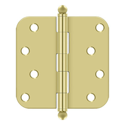 Deltana - 4"x 4"x 5/8" Radius Hinge, Steel Hinges