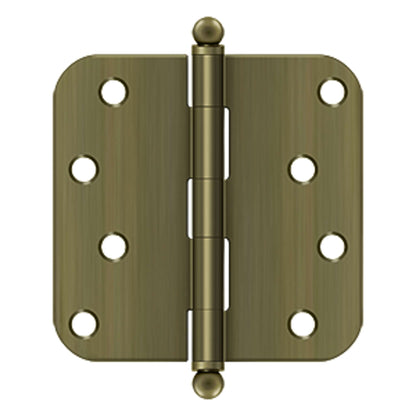 Deltana - 4" x 4" x 5/8" Radius Hinge, w/ Ball Tips, Ball Tipped Hinges