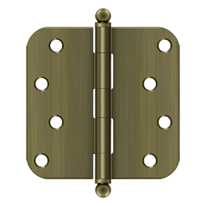 Deltana - 4"x 4"x 5/8" Radius Hinge, Steel Hinges