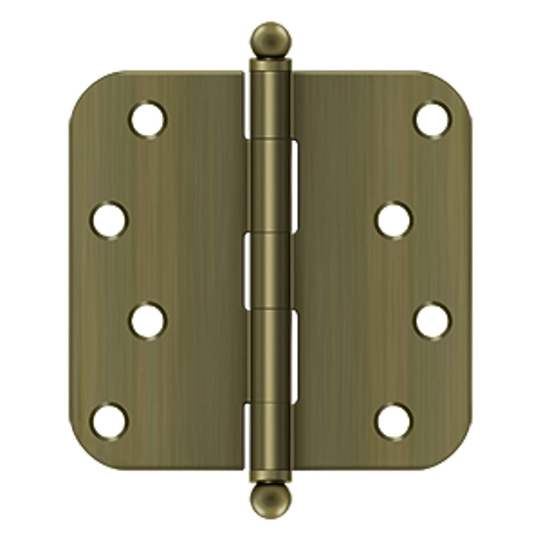 Deltana - 4"x 4"x 5/8" Radius Hinge, Steel Hinges