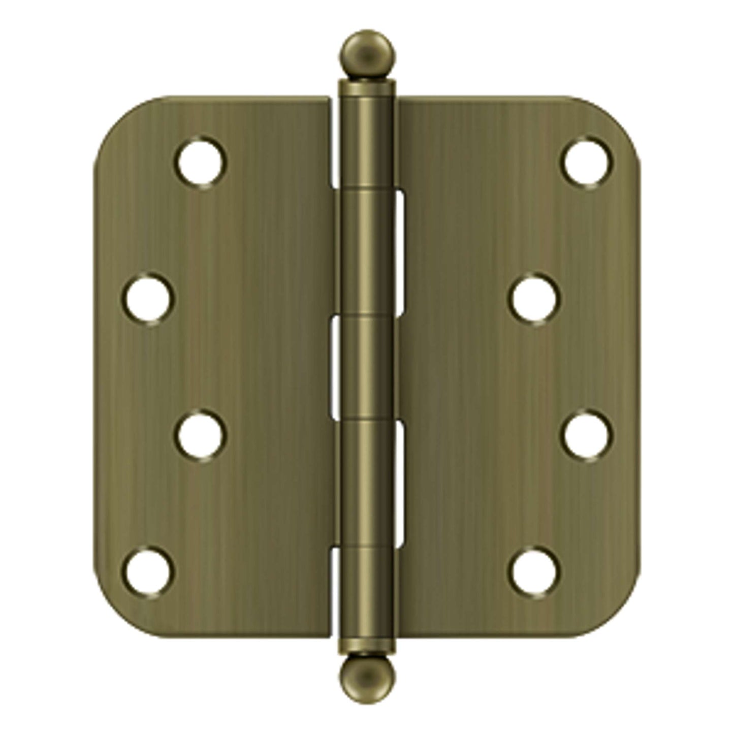 Deltana - 4"x 4"x 5/8" Radius Hinge, Steel Hinges