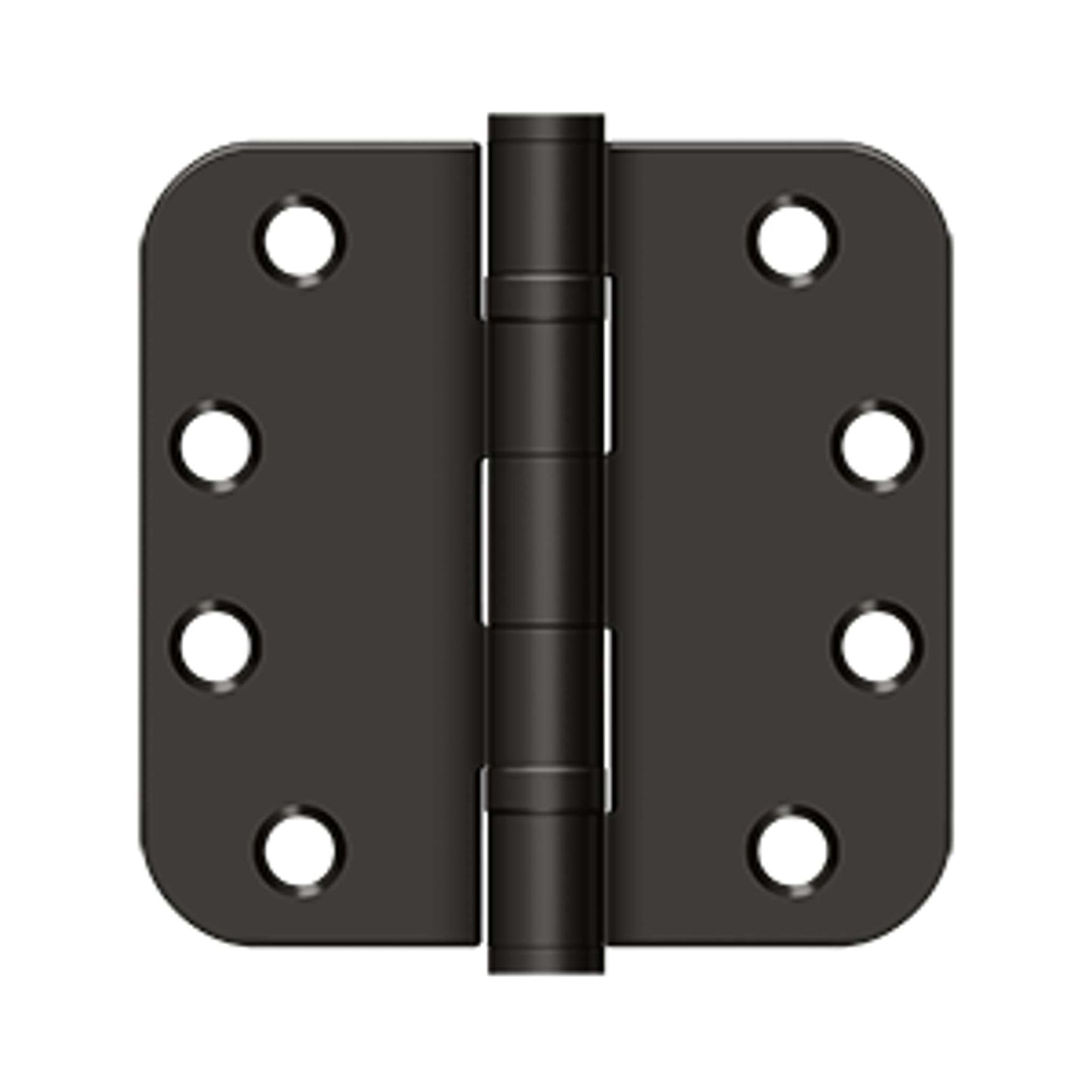 Deltana - 4"x 4"x 5/8" Radius Hinge, HD, Ball Bearings, Steel Hinges