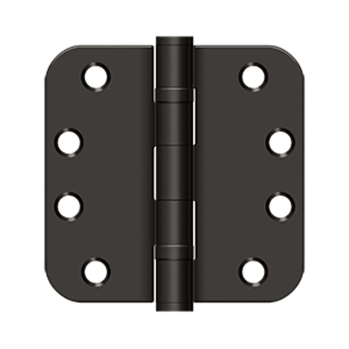 Deltana - 4"x 4"x 5/8" Radius Hinge, HD, Ball Bearings, Steel Hinges