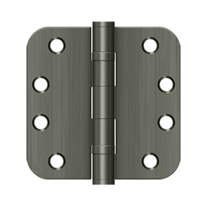 Deltana - 4"x 4"x 5/8" Radius Hinge, HD, Ball Bearings, Steel Hinges