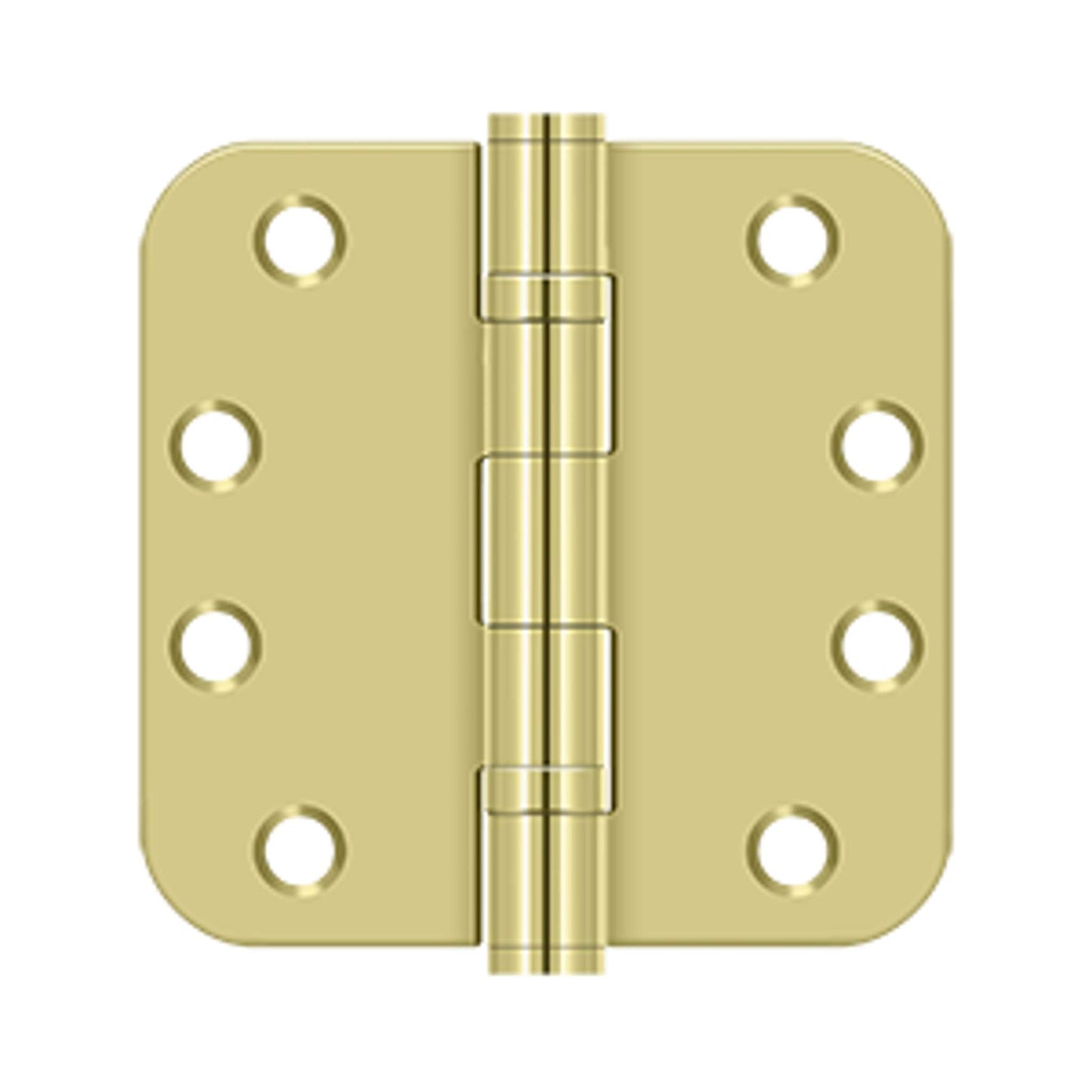 Deltana - 4"x 4"x 5/8" Radius Hinge, HD, Ball Bearings, Steel Hinges