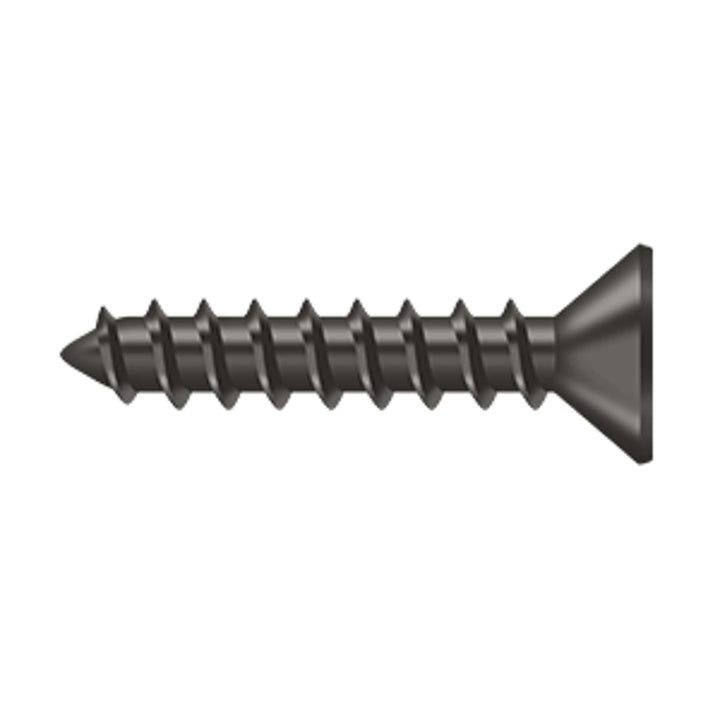 Deltana - Wood Screw, Steel, #10 x 1"