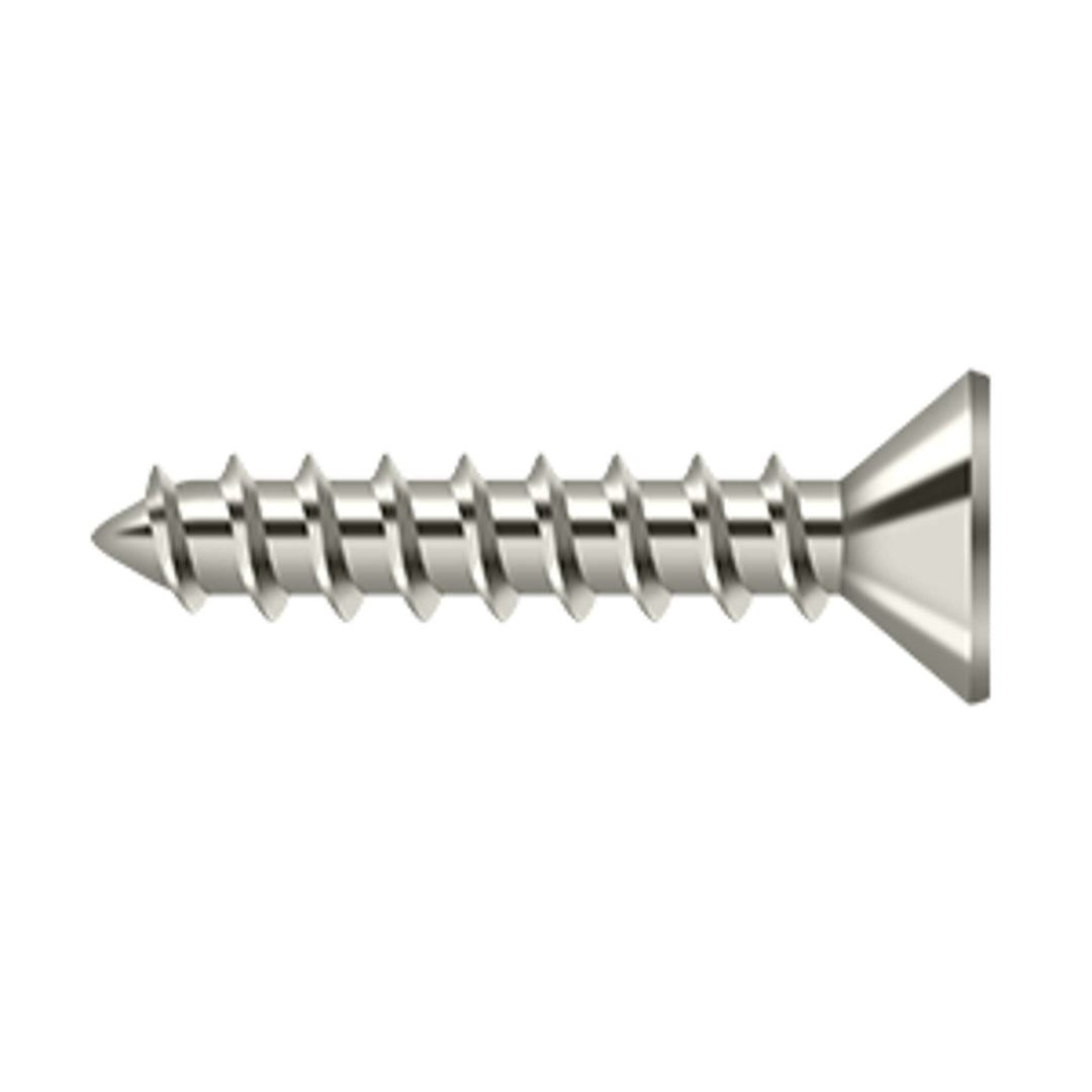 Deltana - Wood Screw, Steel, #10 x 1"