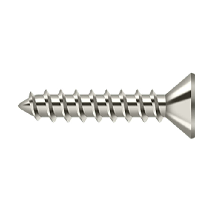 Deltana - Wood Screw, Steel, #10 x 1"