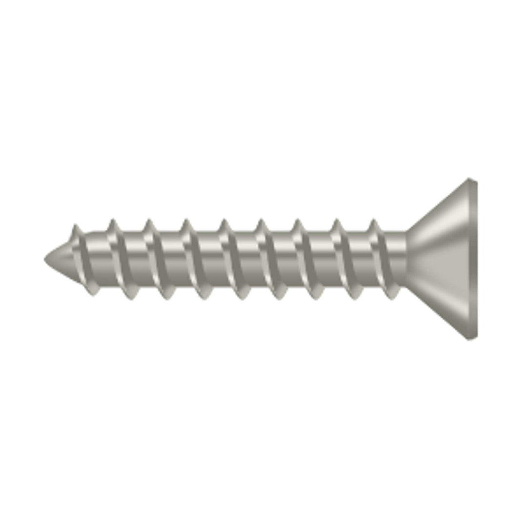 Deltana - Wood Screw, Steel, #10 x 1"