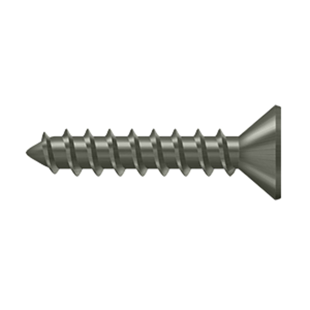 Deltana - Wood Screw, Steel, #10 x 1"