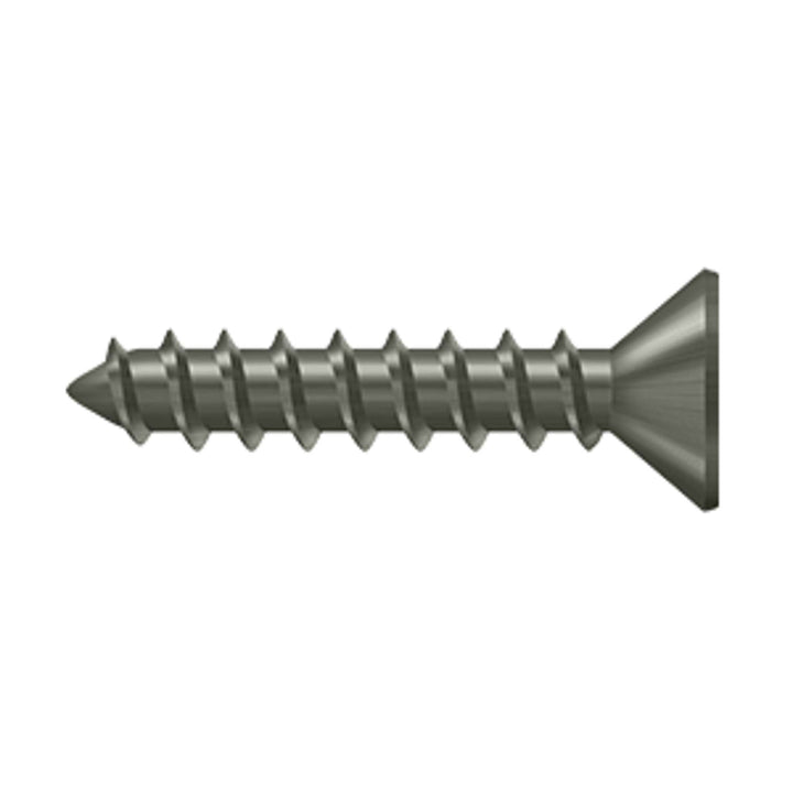 Deltana - Wood Screw, Steel, #10 x 1"