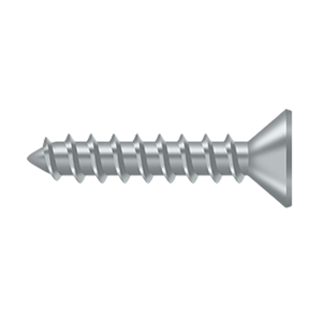 Deltana - Wood Screw, Steel, #10 x 1"