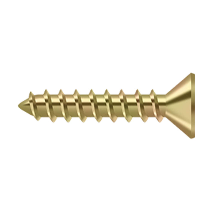 Deltana - Wood Screw, Steel, #10 x 1"