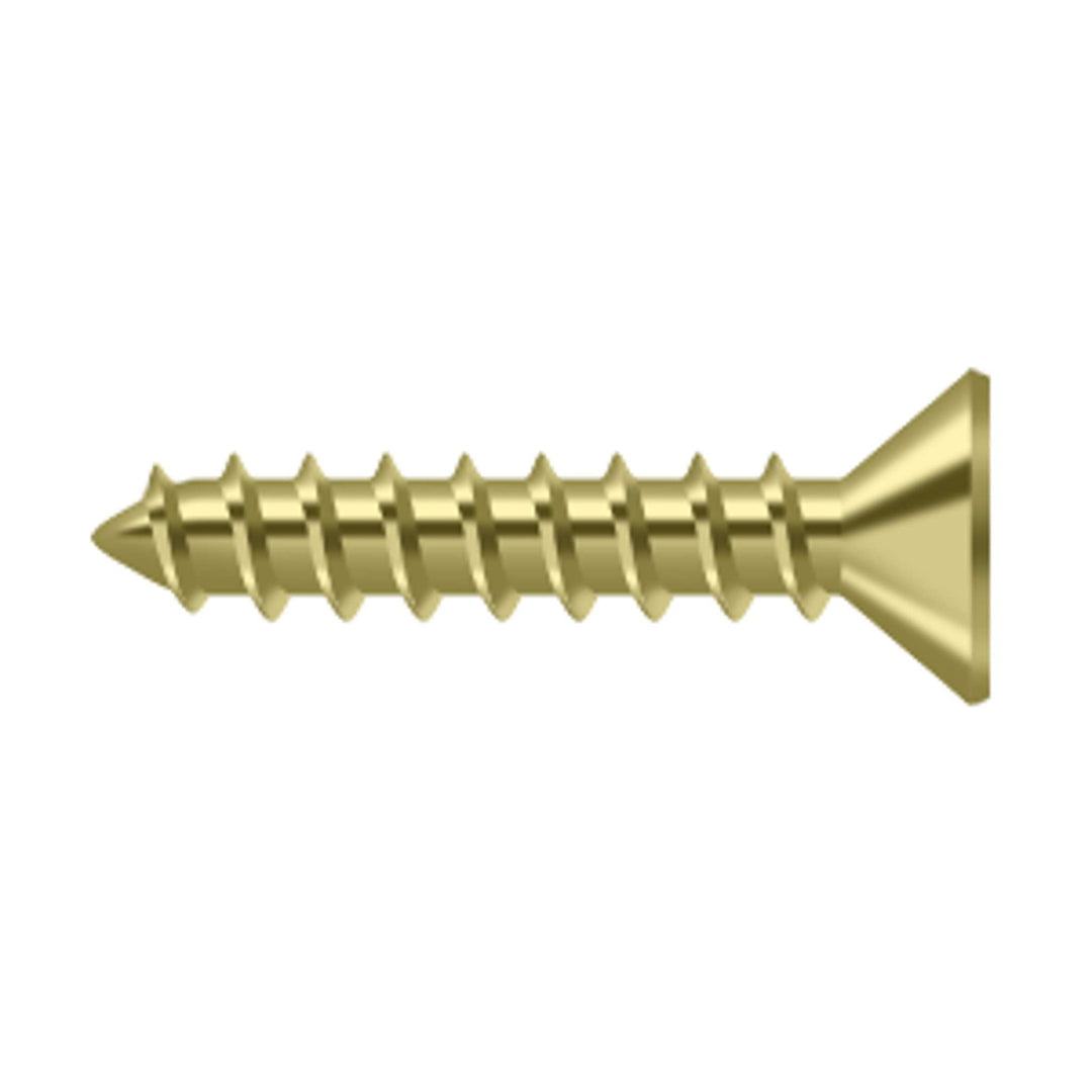 Deltana - Wood Screw, Steel, #10 x 1"