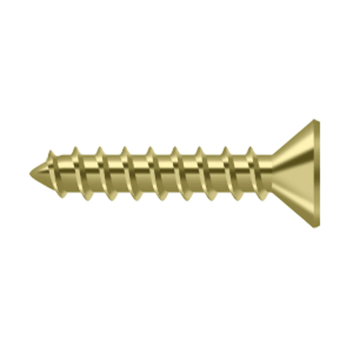 Deltana - Wood Screw, Steel, #10 x 1"