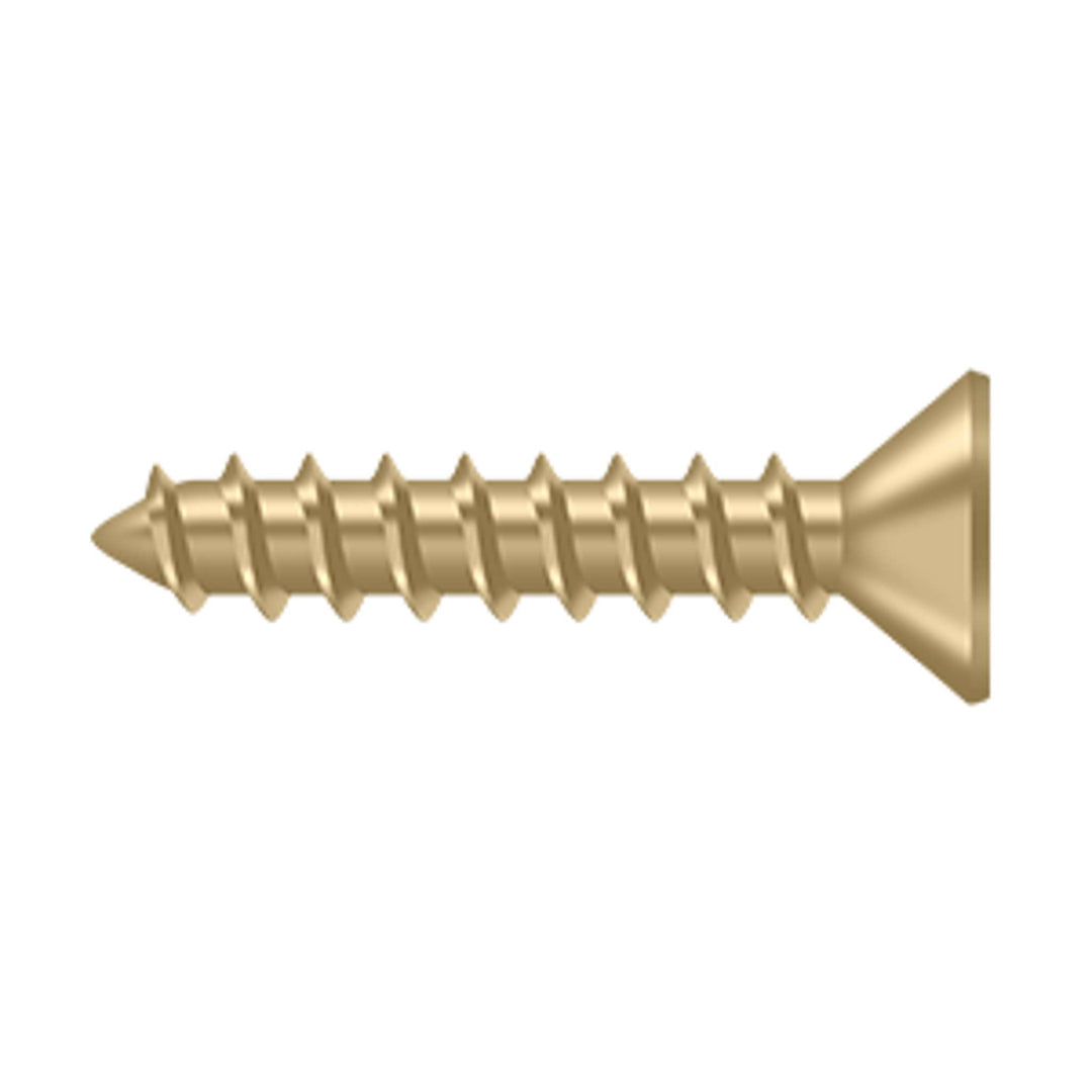 Deltana - Wood Screw, Steel, #10 x 1"