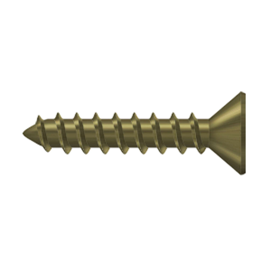 Deltana - Wood Screw, Steel, #10 x 1"