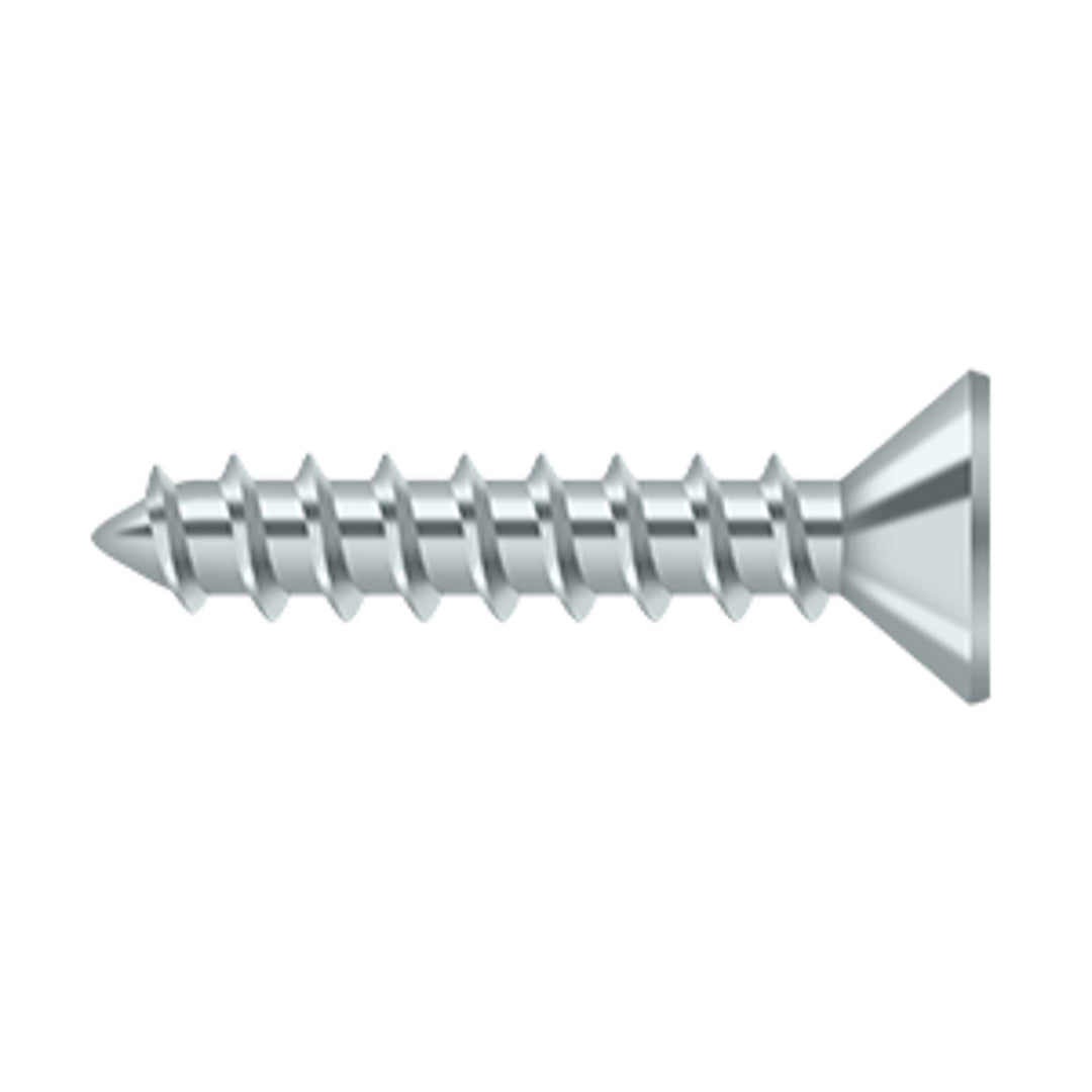 Deltana - Wood Screw, Steel, #10 x 1"