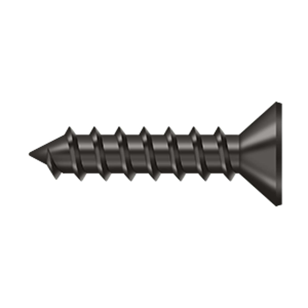 Deltana - Wood Screw, Steel, #12 x 1"