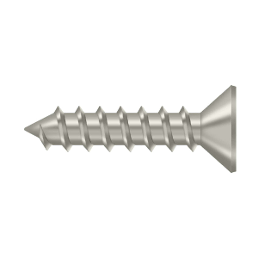 Deltana - Wood Screw, Steel, #12 x 1"