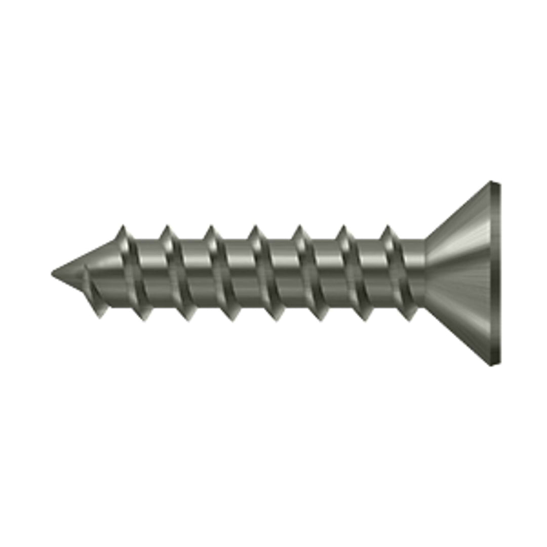 Deltana - Wood Screw, Steel, #12 x 1"