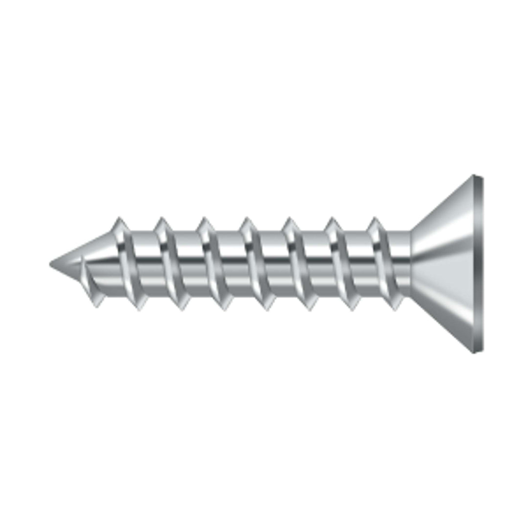 Deltana - Wood Screw, Steel, #12 x 1"