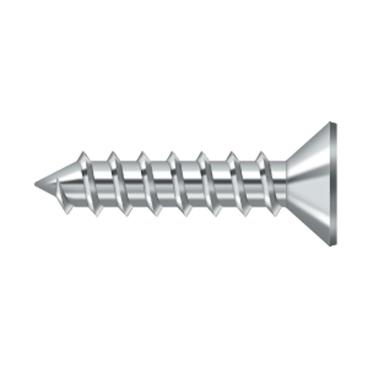 Deltana - Wood Screw, Steel, #12 x 1"
