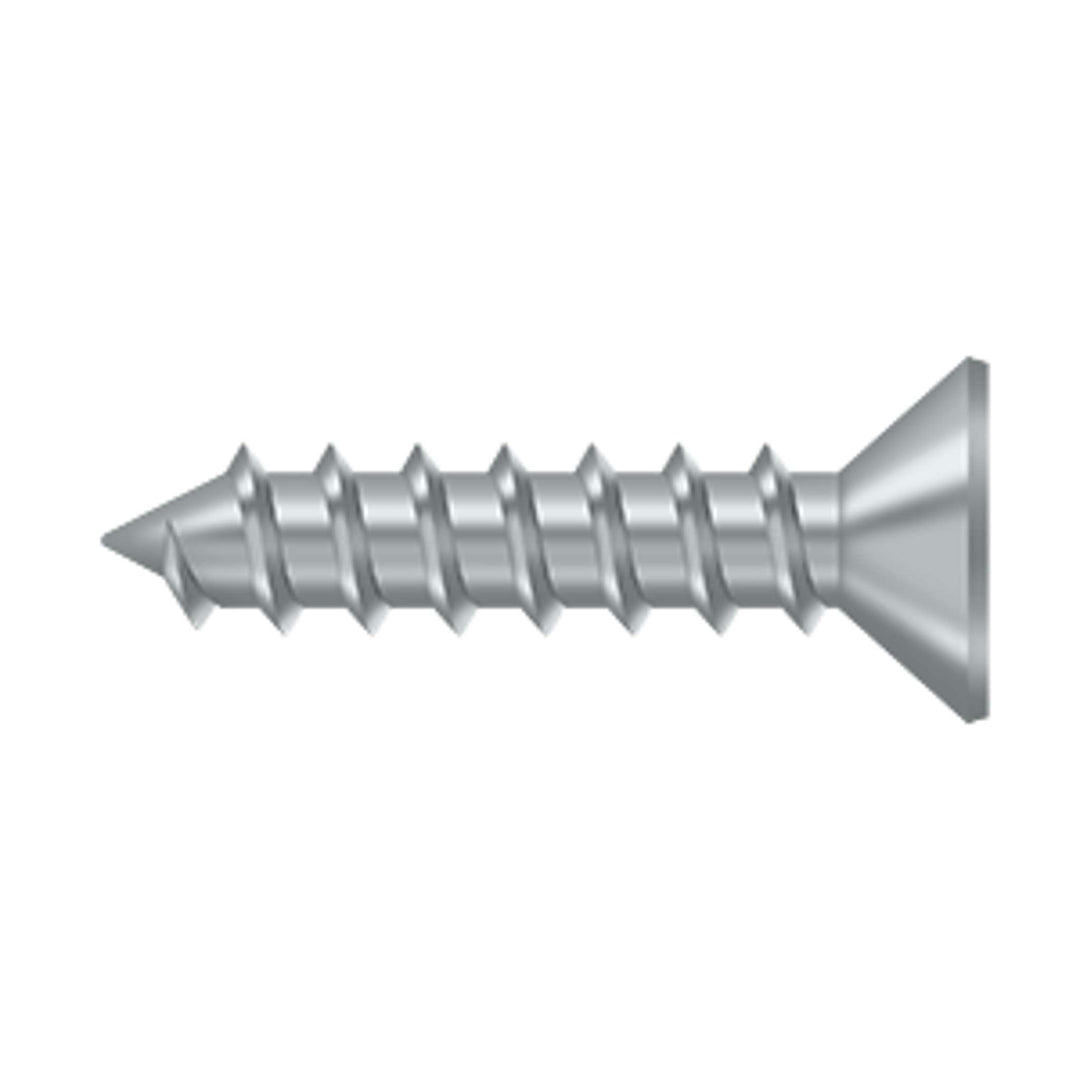 Deltana - Wood Screw, Steel, #12 x 1"
