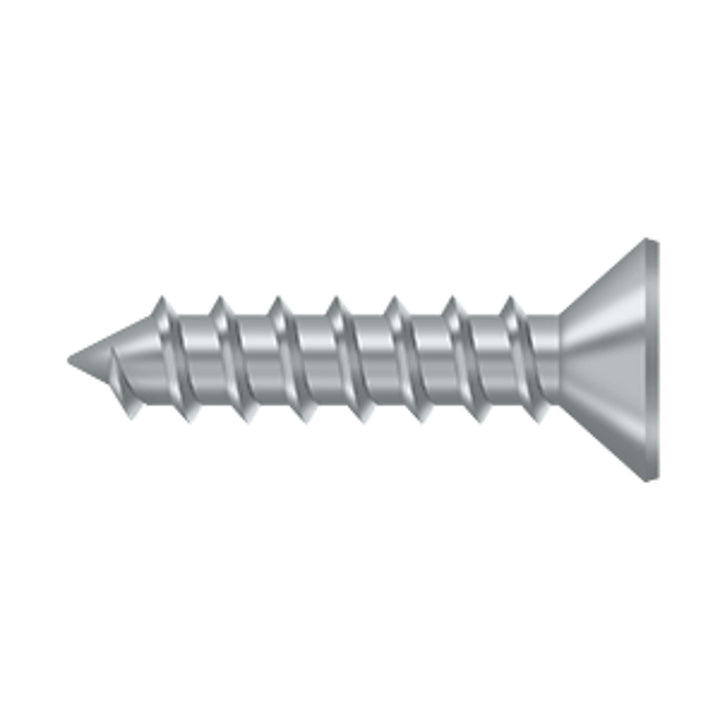 Deltana - Wood Screw, Steel, #12 x 1"