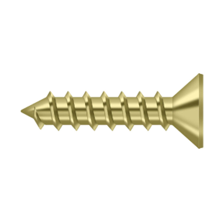 Deltana - Wood Screw, Steel, #12 x 1"
