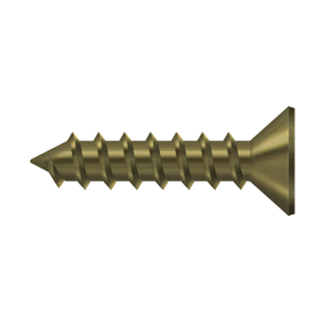 Deltana - Wood Screw, Steel, #12 x 1"