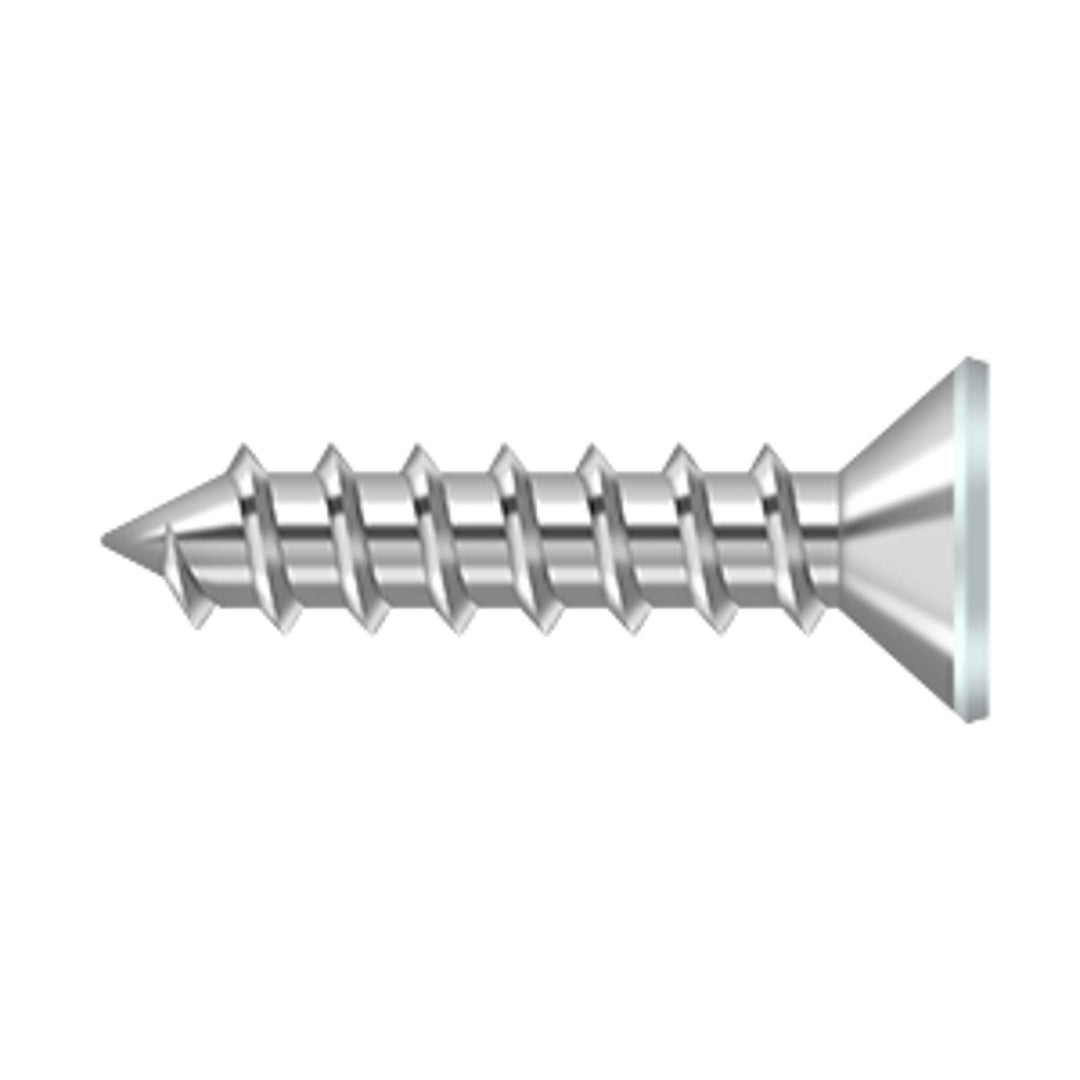 Deltana - Wood Screw, Steel, #12 x 1"