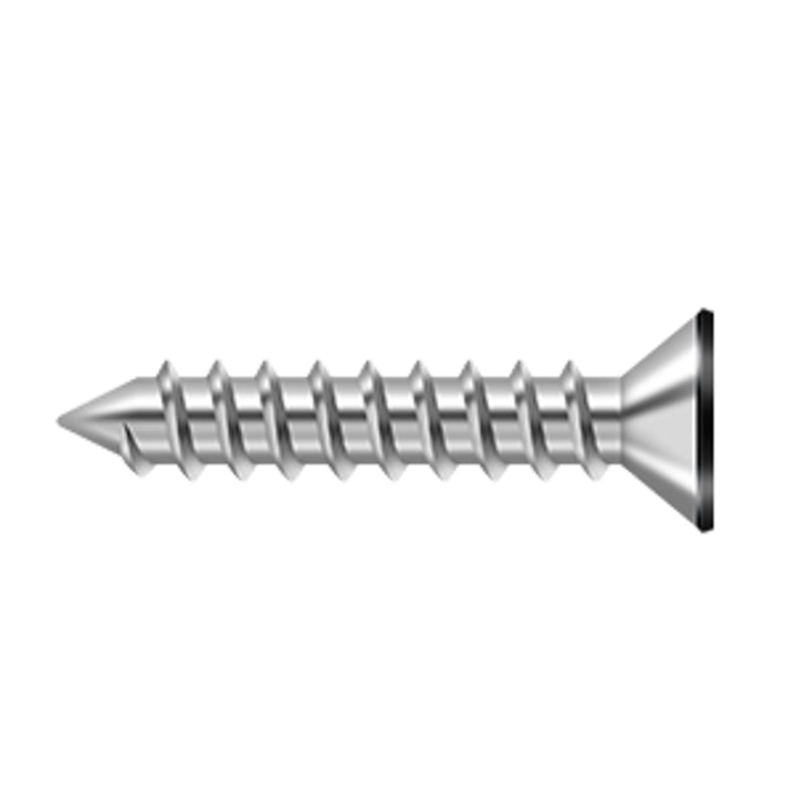 Deltana - Wood Screw, Steel, #12 x 1-1/4"