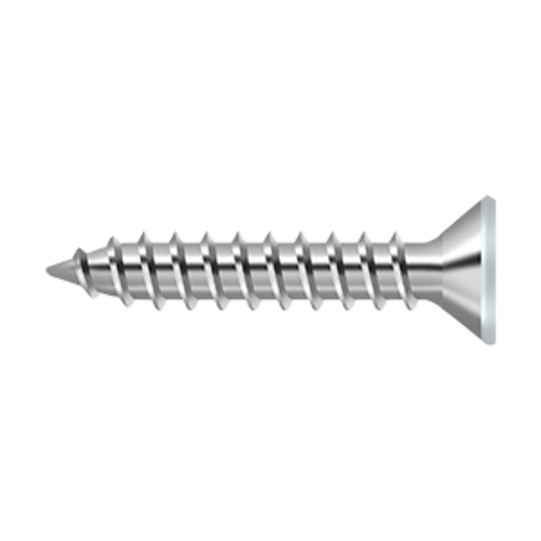 Deltana - Wood Screw, Steel, #9 x 1"