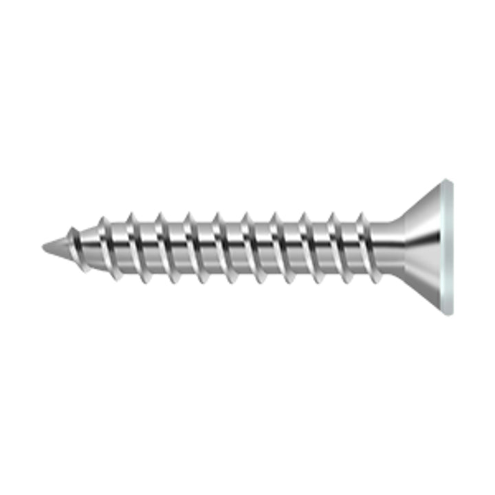 Deltana - Wood Screw, Steel, #9 x 1"