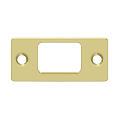 Deltana - Strike Plate, Deadbolt, 2-3/4" x 1-1/4"