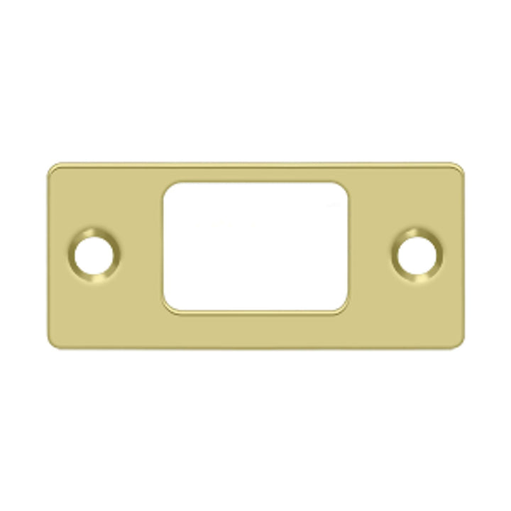 Deltana - Strike Plate, Deadbolt, 2-3/4" x 1-1/4"