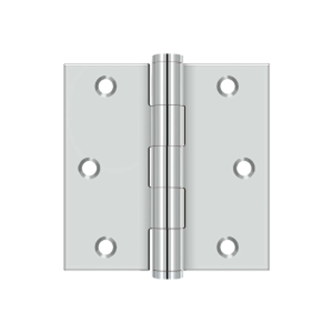 Deltana - 3" x 3" Square Hinge, Stainless Steel Hinges