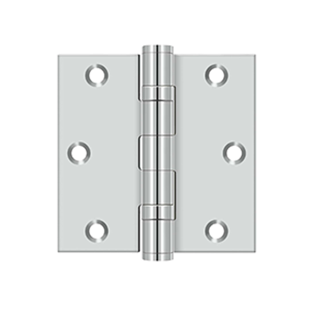 Deltana - 3-1/2" x 3-1/2" Square Hinge, Stainless Steel Hinges - Ball Bearing