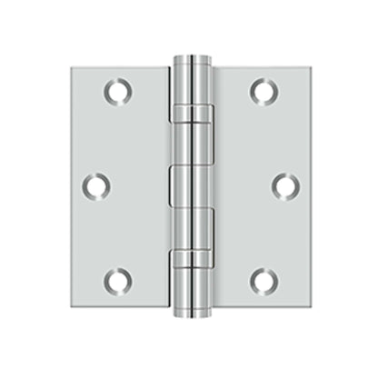 Deltana - 3-1/2" x 3-1/2" Square Hinge, Stainless Steel Hinges - Ball Bearing