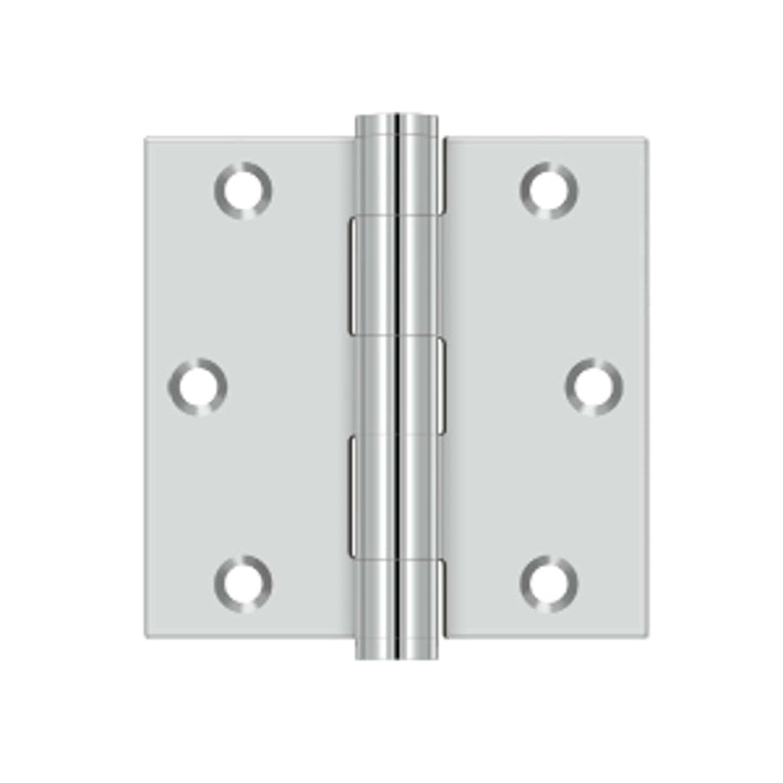 Deltana - 3-1/2" x 3-1/2" Square Hinge, Stainless Steel Hinges