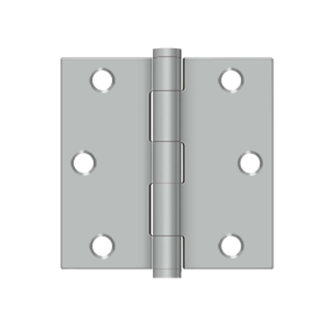 Deltana - 3-1/2" x 3-1/2" Square Hinge, Residential, Stainless Steel Hinges