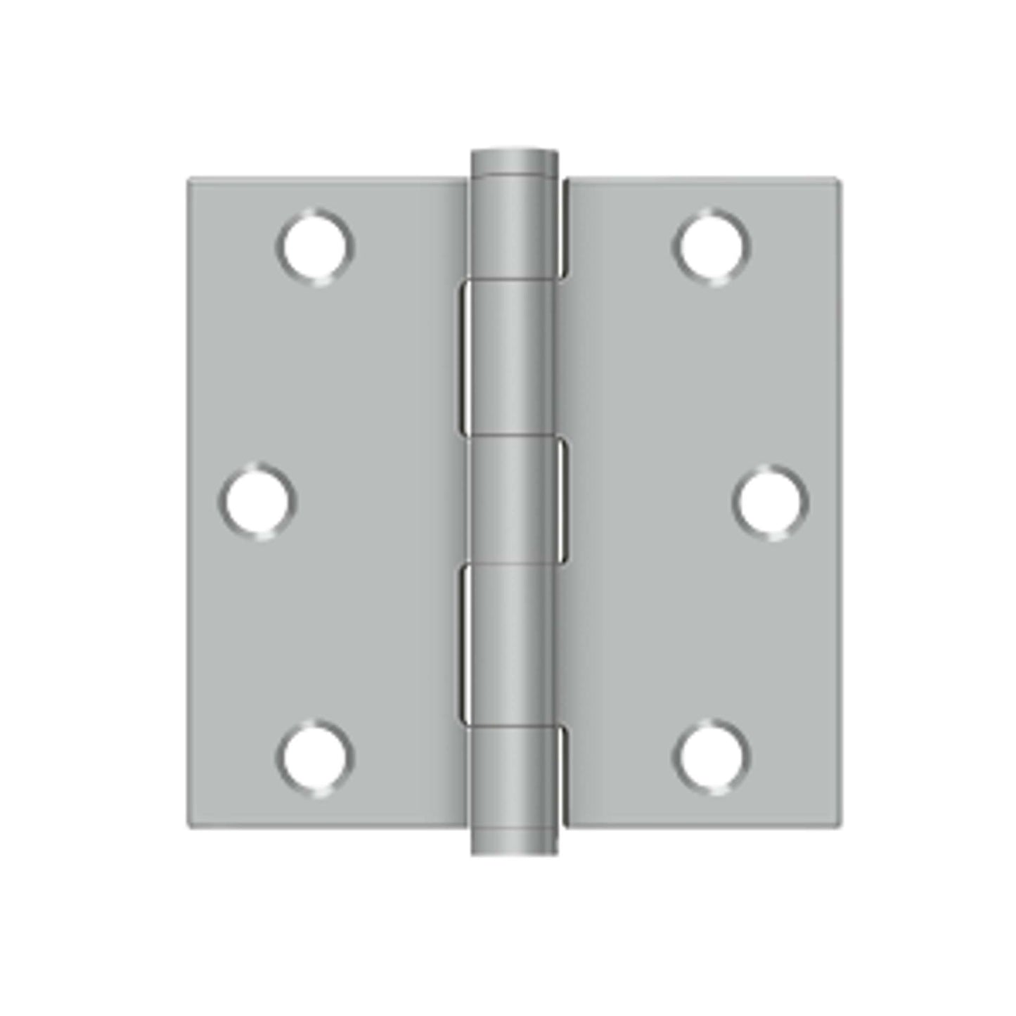 Deltana - 3-1/2" x 3-1/2" Square Hinge, Residential, Stainless Steel Hinges