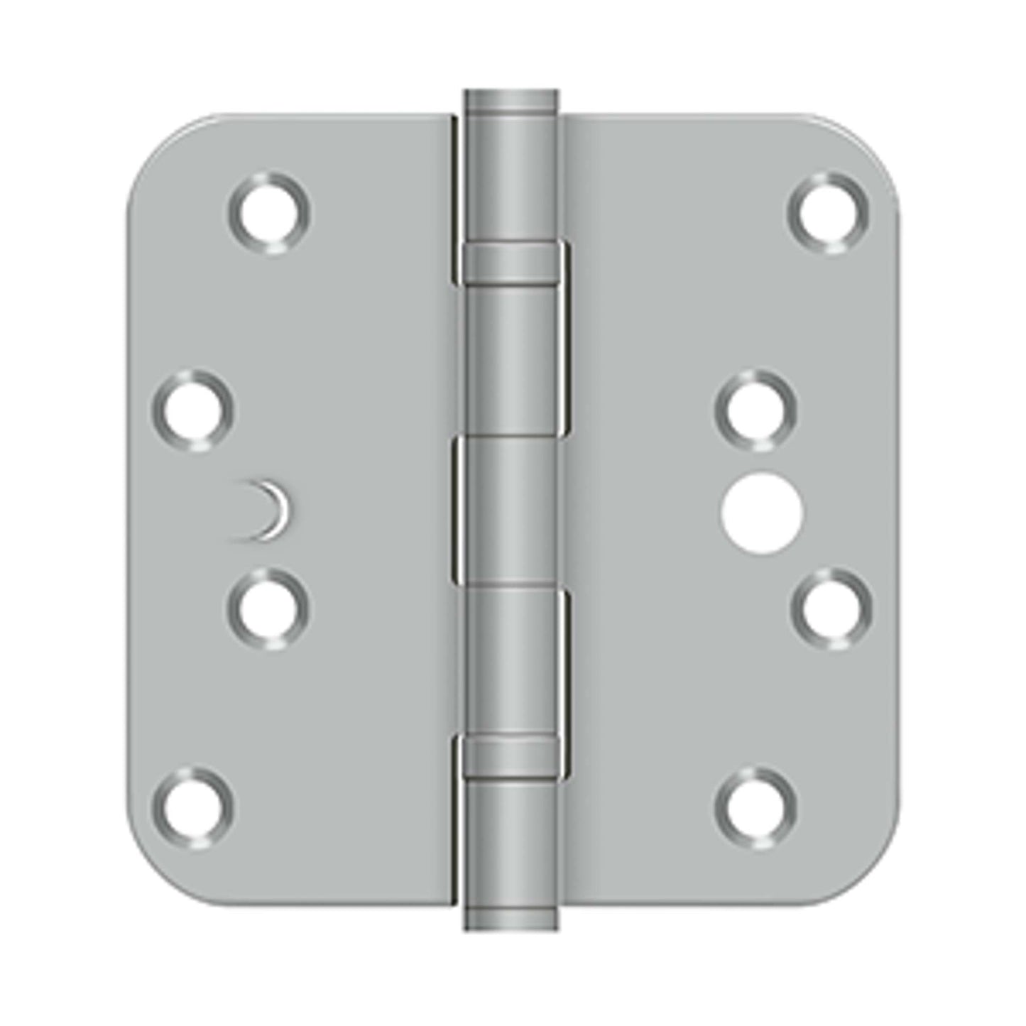 Deltana - 4" X 4" X 5/8" RADIUS, RESIDENTIAL, BALL BEARING, SECURITY, Stainless Steel Hinges