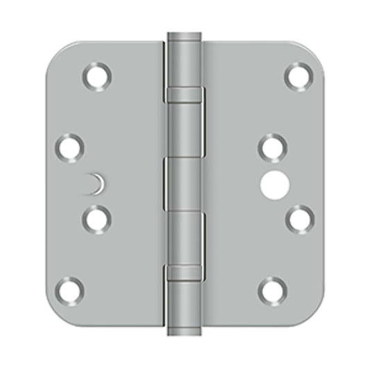 Deltana - 4" X 4" X 5/8" RADIUS, RESIDENTIAL, BALL BEARING, SECURITY, Stainless Steel Hinges